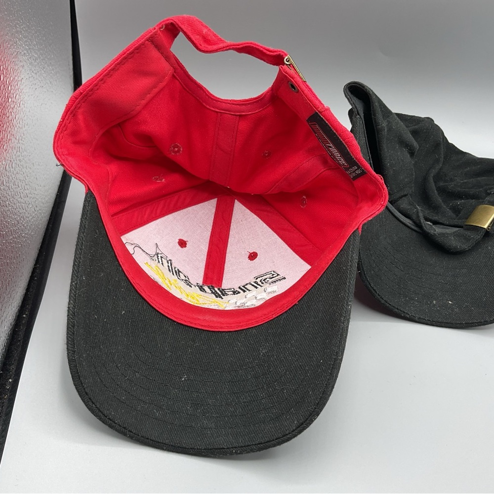 Vintage Snap-On Tools Racing Embroidered Adjustible Hat Cap Lot Of 2 - Picture 4 of 7
